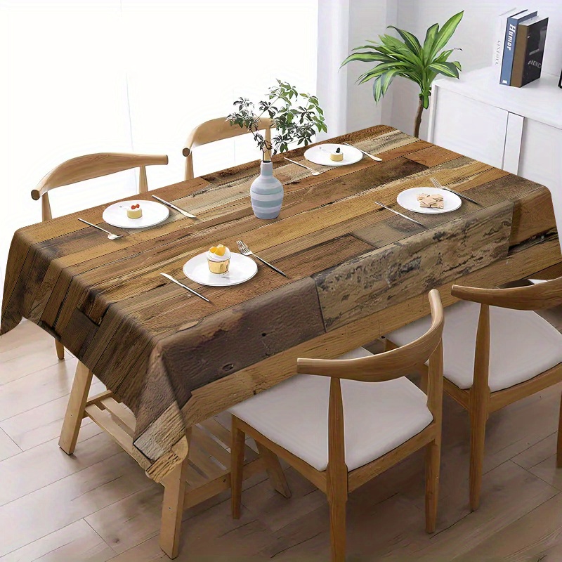 

Wood Tablecloth - , - Rectangular For / Use, For Parties, , And Decoration