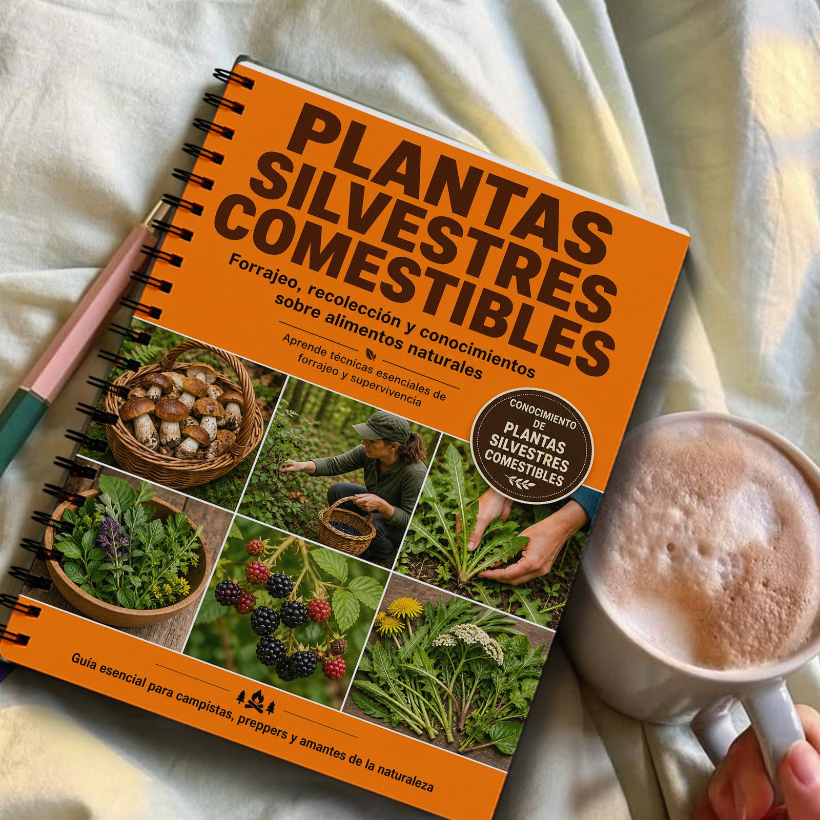 TEMU Cuaderno de comestible versión española | Notas de forrajeo, hierbas , frutas y , clasificación de la , diario de aprendizaje al