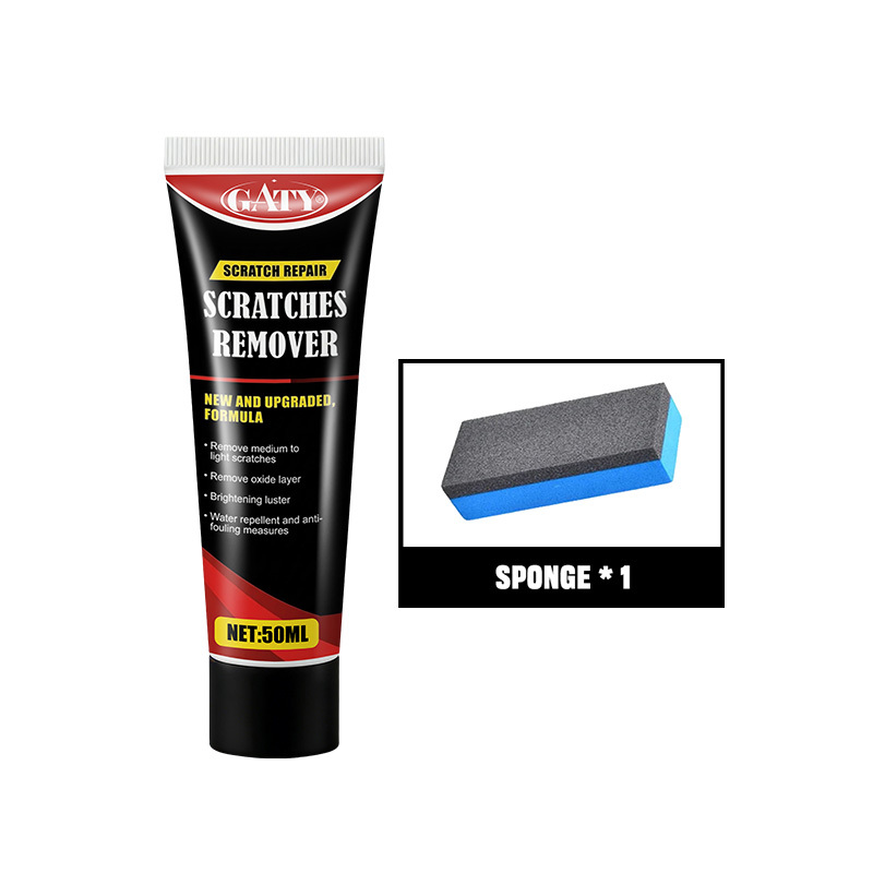 Image of Car Scratch Remover, With A Polishing Cloth, Suitable For Repairing Scratches Such As Bumper Scuffs And Stone Chip Marks, Compatible With All Common Car Paint Colors