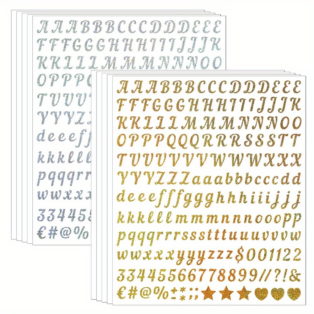 Stickers Alphabet Stickers Gold Letters Gold Letter Alphabet