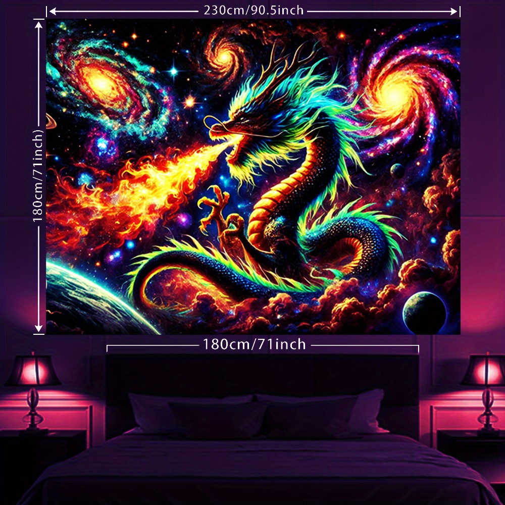 schwarze licht drache themen tapete uv nacht - Temu Germany, image size:1000x1000