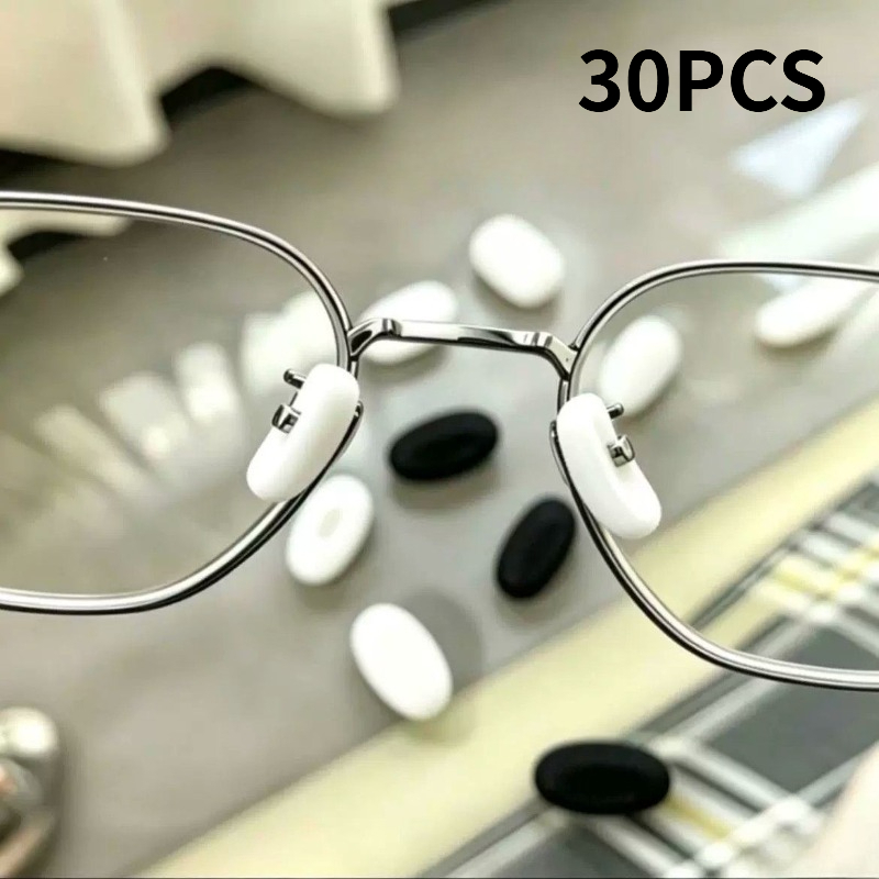 30pcs High-density Sponge Nose Pads, Reduce Pressure Marks, Prevent Glasses From Slipping Down, Breathable And Skin-friendly For Comfortable Wear