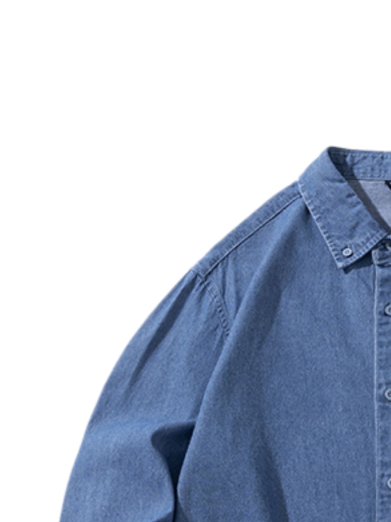 Men's Bestselling Long-Sleeve Denim Shirt, Casual Business Professional Workwear, Versatile for Multiple Occasions, A Gift for Men