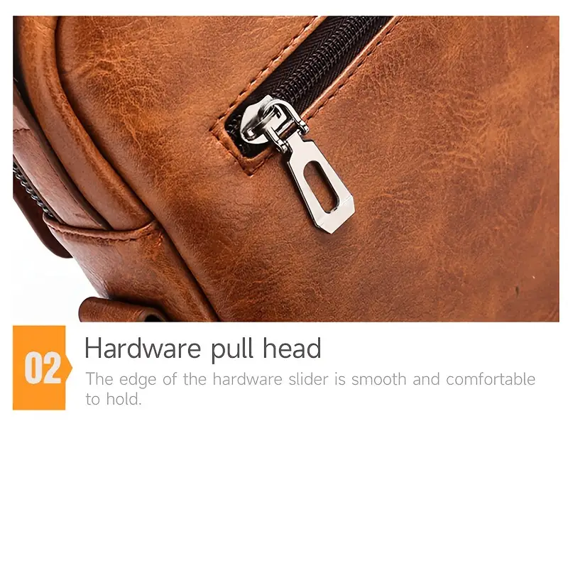 a single shoulder crossbody bag for men women with long wallet and short wallet integrating business leisure and commuting support details 16