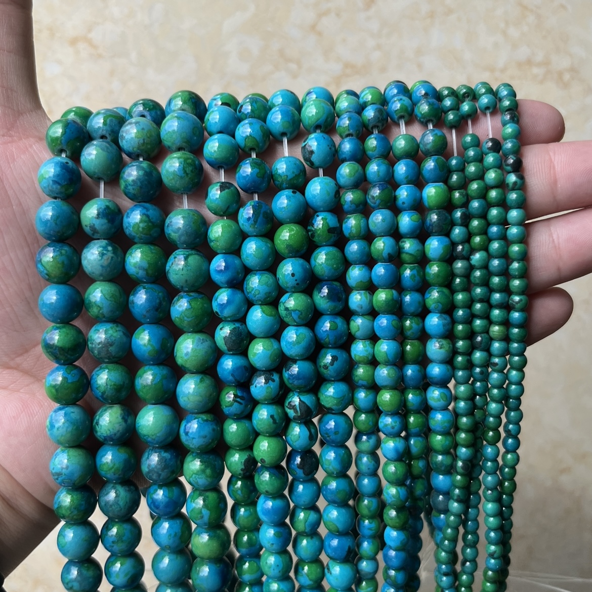 TEMU Toee Zuby 4/6/8/10mm Suitable For Making Phoenix Stone Beads - Round Cut Loose Beads With Curved Base For Necklace Bracelet Earring Crafts,