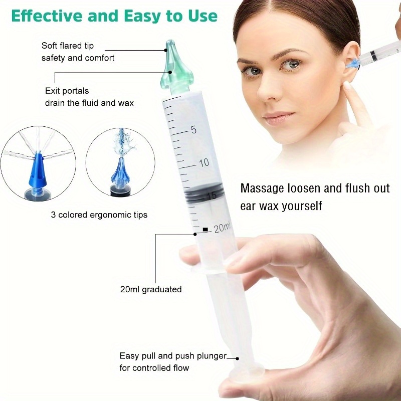Ear Wax Cleaning Kit with Rinse Tool