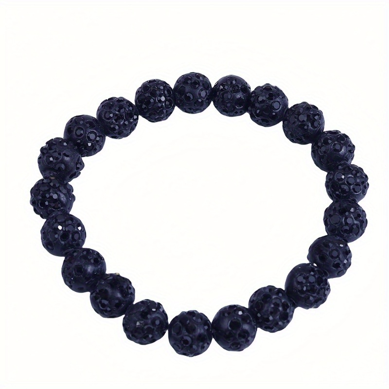 Glittery Sequin Baseball Bracelet for Men & Women