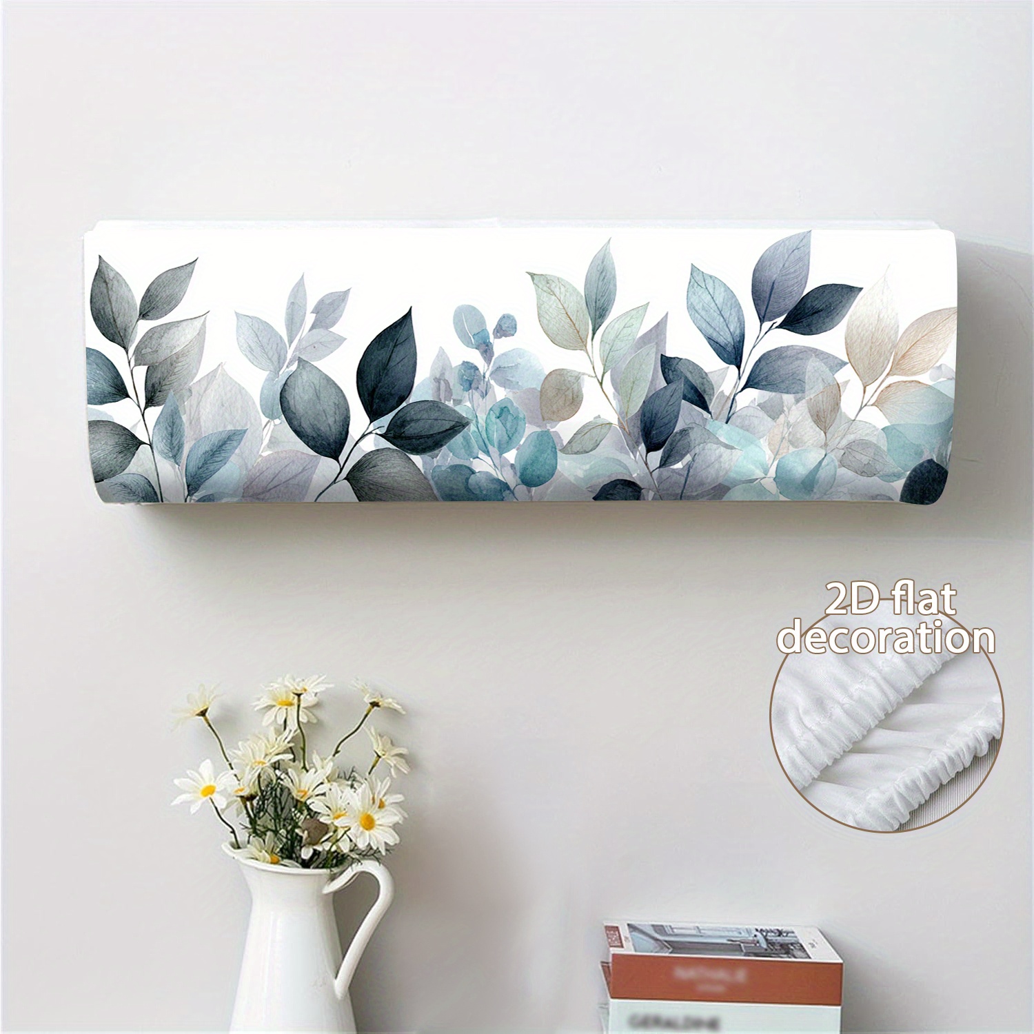 TEMU 1 Copertura per Condizionatore da Parete Compatibile con Unit� - Pannello Decorativo , Facile Installazione, Adatta alla Maggior Parte dei
