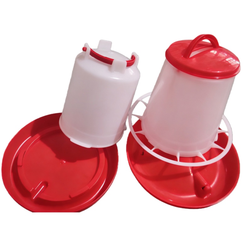 Hanging Duck Waterer + Feeder | Plastic Poultry Water Fountain Automatic Feeder, No Battery Or Electricity Required, Suitable For Chicks And Ducks