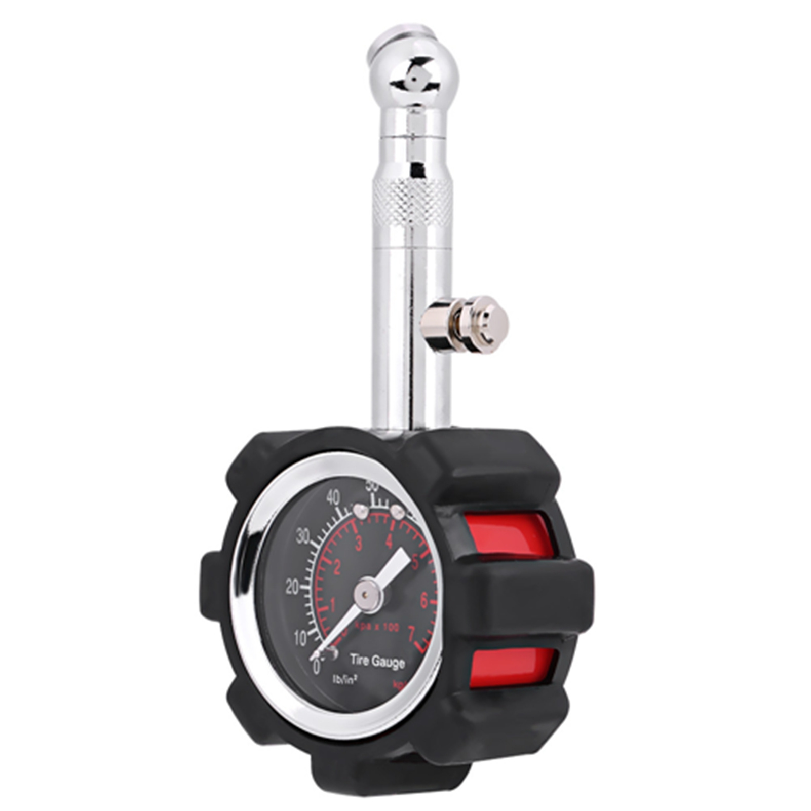 Image of Manual Hand 0- 100psi Tire Air Pressure Gauge Meter Tester For Car Truck Motorcycle Bike