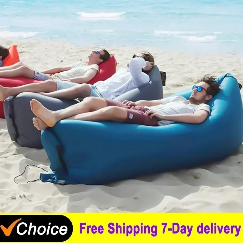 Intex Air Mattress Beach Air Bed Air Lounger Inflatable Lazy Bag