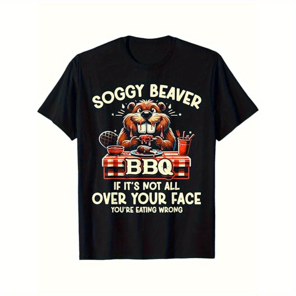 

Bbq Humor Men's T-shirt - 100% Cotton, Breathable & Soft, Casual Wear Or Sports, Sizes S-3xl