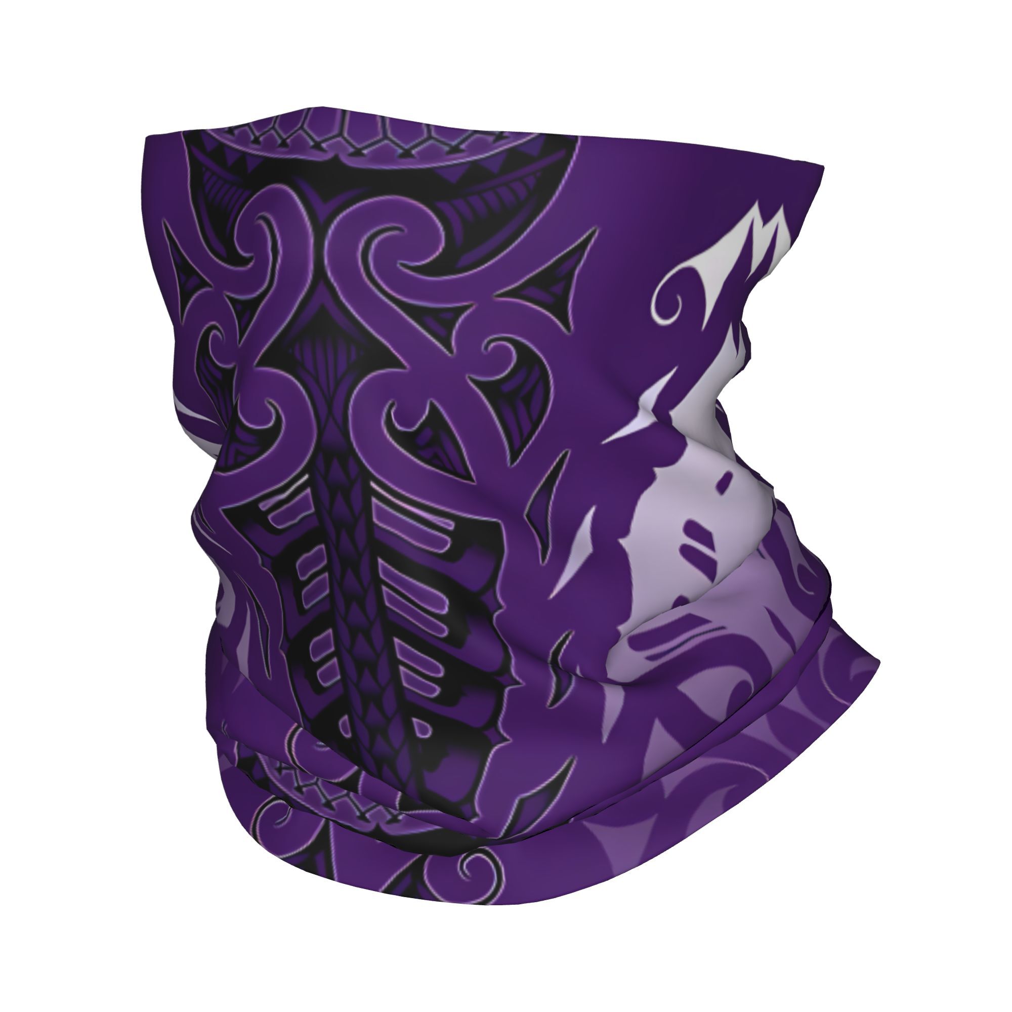 TEMU 2d Print Design Comfortable Men's Headscarf Maori Thin Bandana Neck Gaiter Comfortable Headcover For Men Casual Headwear