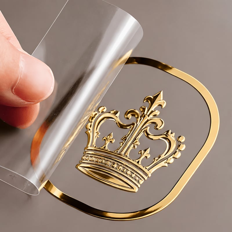 TEMU All-purpose Labels Hot Foil Uv Stickers Custom Crystal Transfer Stickers Support Custom Images Text Colors Self-adhesive Scratch-resistant