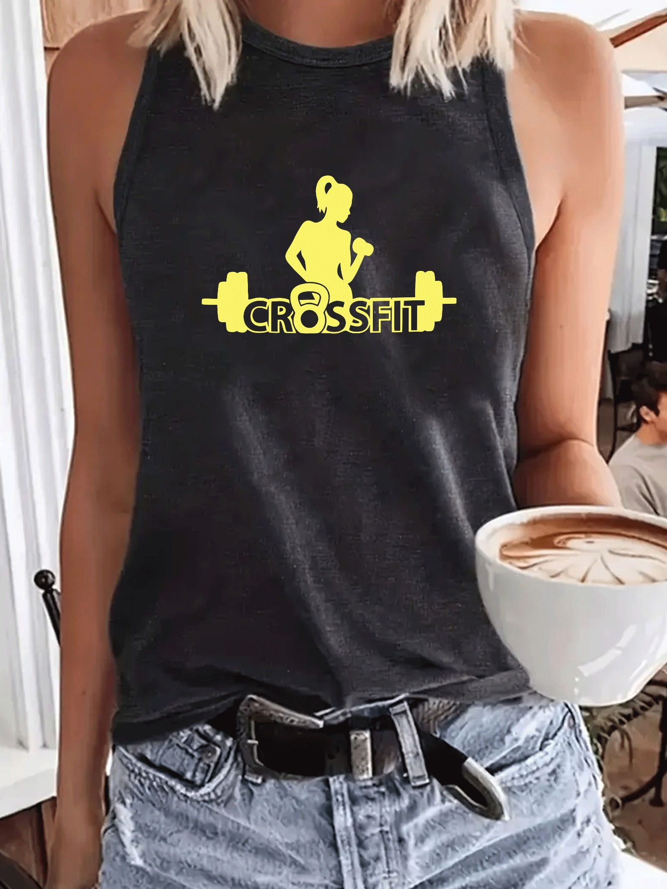 Ejercicio Ropa Crossfit Mujer Entrenamiento Del Cuerpo Fitness