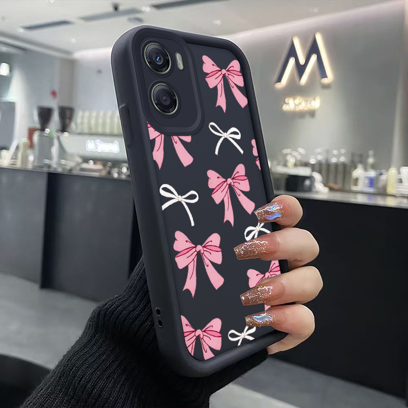 TEMU Phone Case - Feminine, High-end Pink Pattern Staircase, Staircase Phone Case For Motorola For Moto G06/ G86/ G85/ G84/ G75 Full Protection Phone