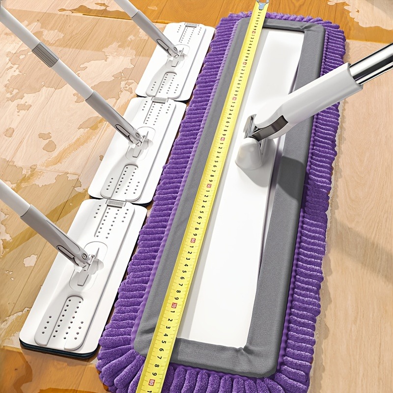 large flat mop with thick pile cleaning pad suitable for home and commercial use   hotel wet   floor scrubber floor mop floor cleaning mop floor cleaner wet and mop   mop thickened mop head durable Product details 5