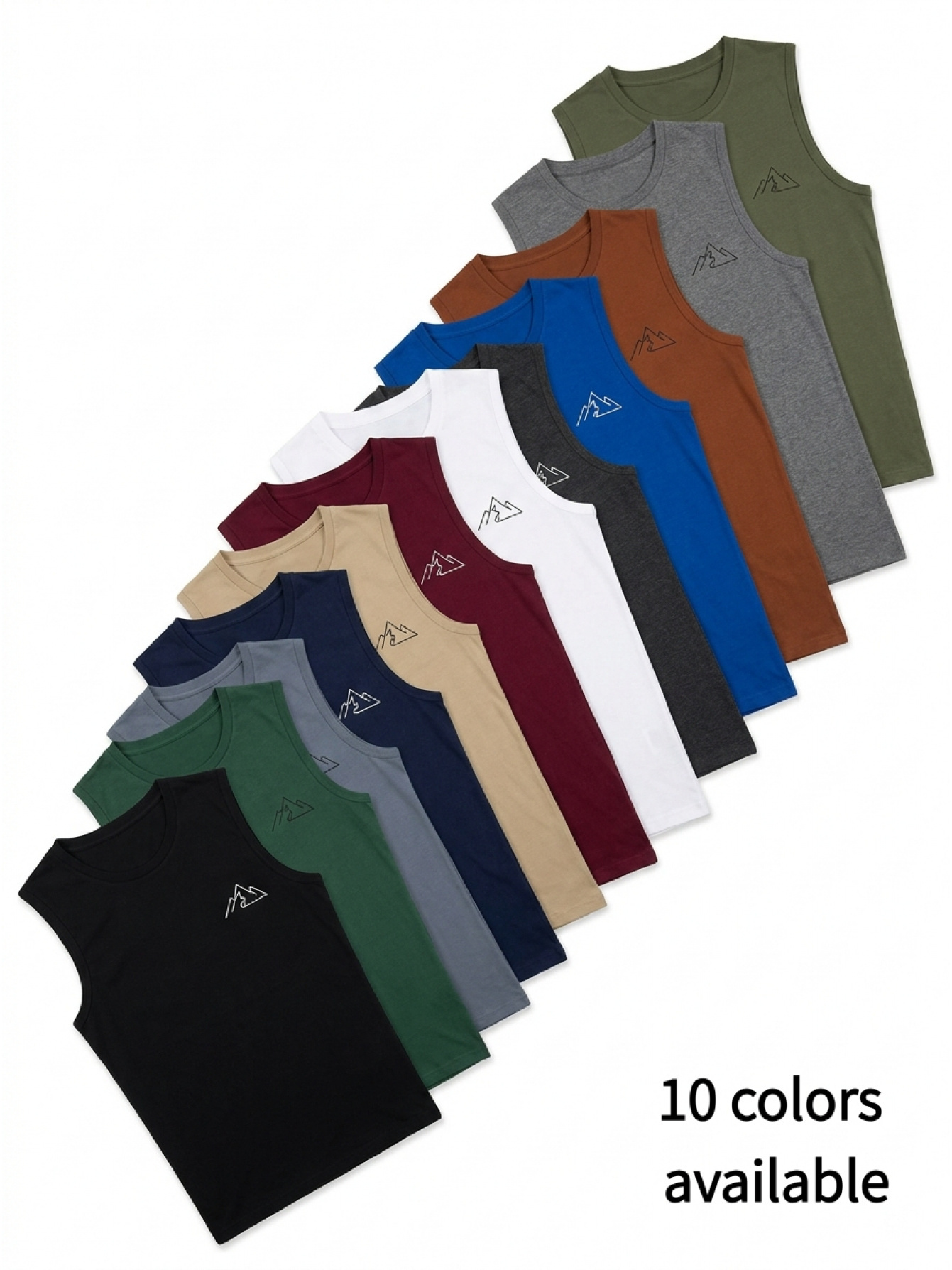 10 colors   mens mountain graphic tank tops sleeveless outdoor hiking shirts breathable athletic   summer casual gym muscle shirts for men