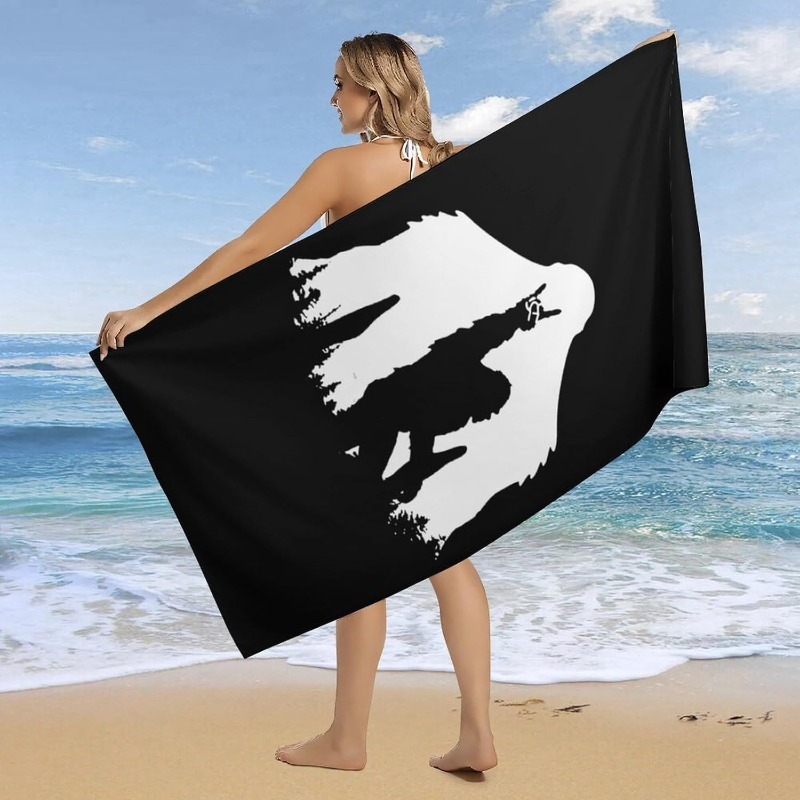 

Bigfoot Rock Beach Towel - 27.5x55 Inch, Quick-dry Polyester, Sports, Yoga, Spa & Gym Use