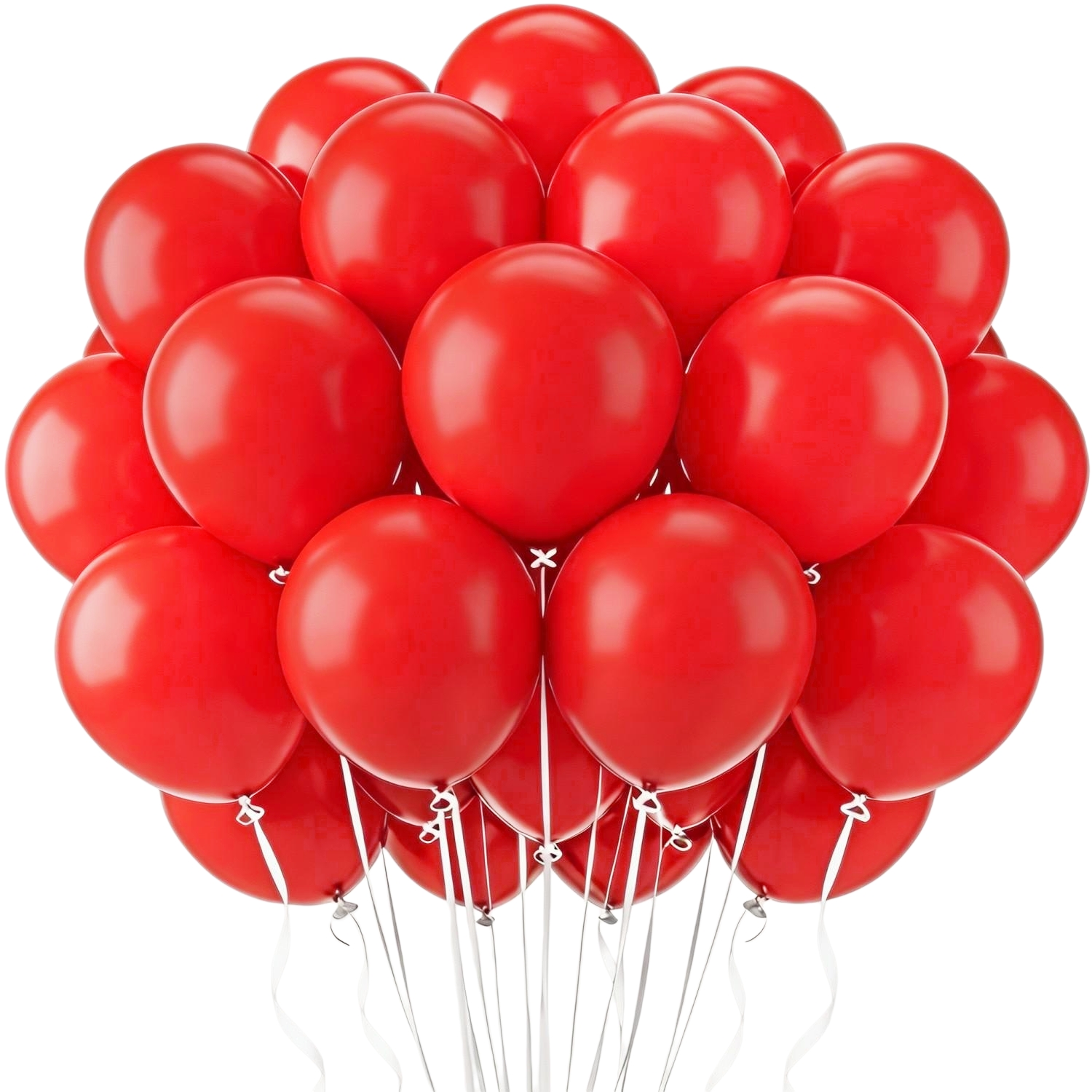 TEMU 45-pack 10-inch Red Balloons Red Latex Party Balloons For Birthday Graduation Halloween Wedding Bachelorette New Year Decorations