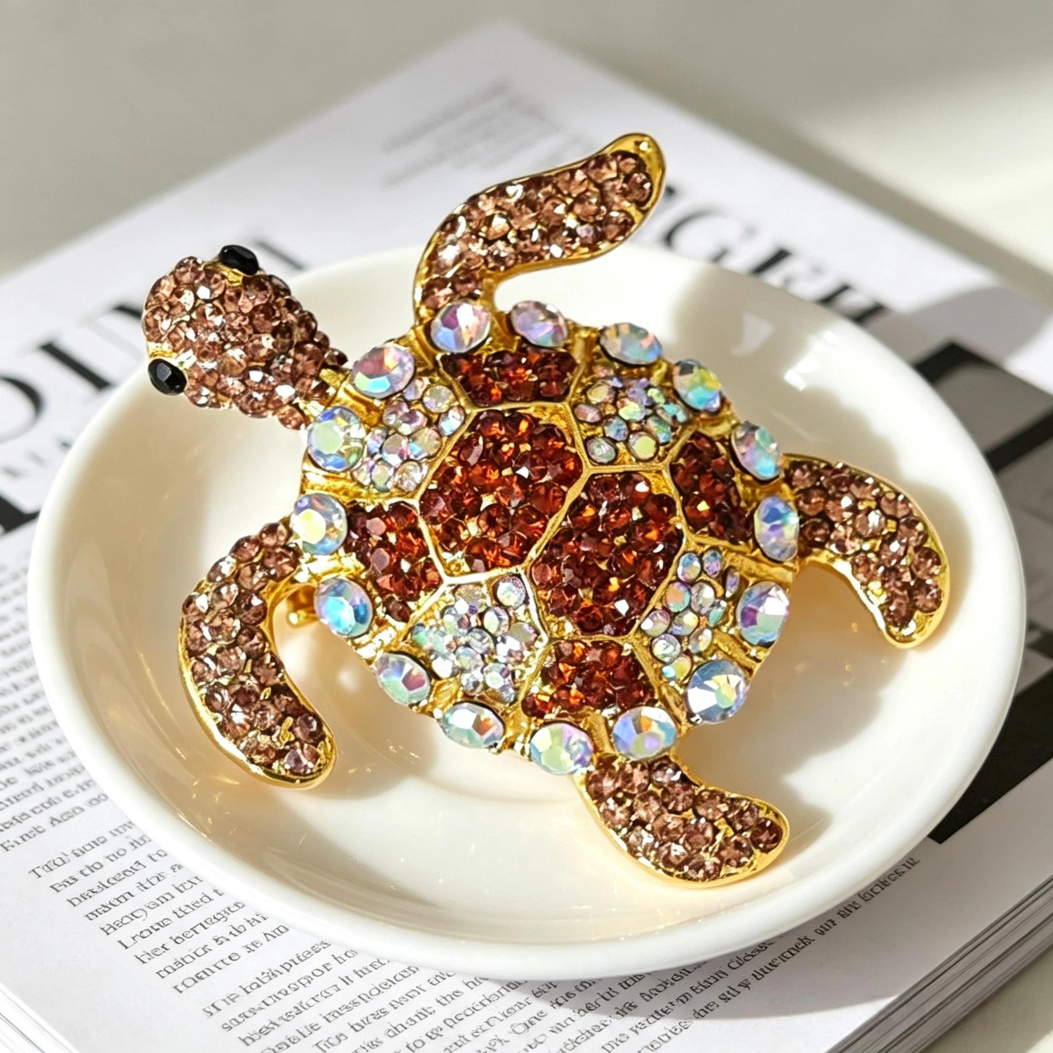 TEMU 1pc Sea Brooch, Suitable For Wearing To Parties And Banquets, Ideal For Holiday Gifts