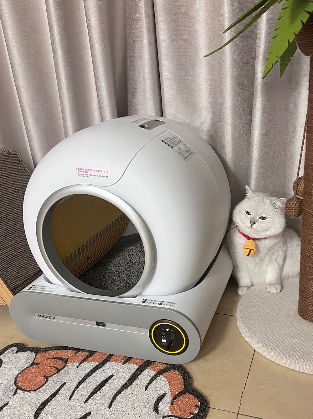 65l automatic smart cat litter box self cleaning fully enclosed cat litter box toilet litter tray english version Product details 2