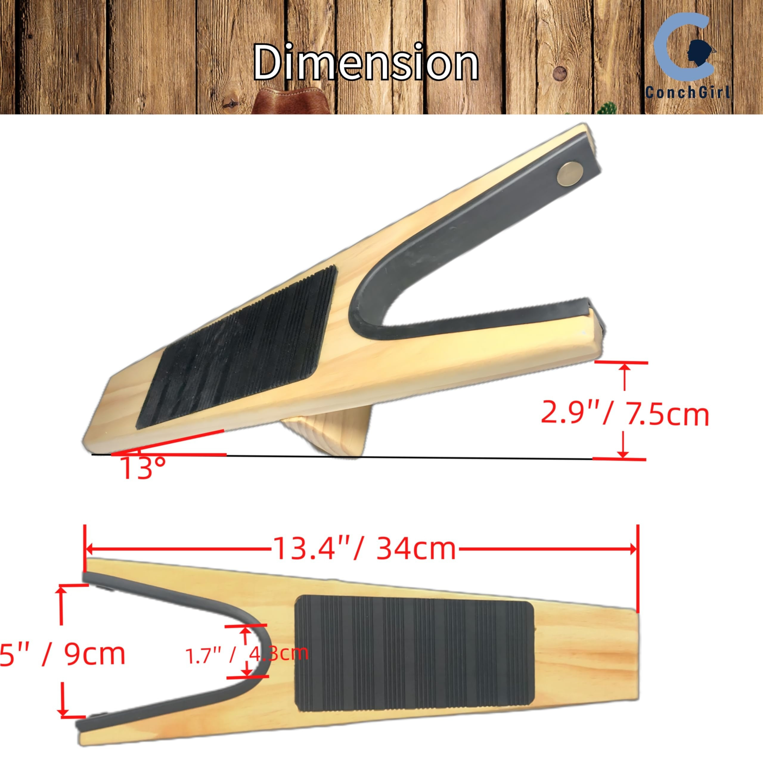 Wooden Boot- Versatile Shoe Remover Boots, Jewelry& Watches