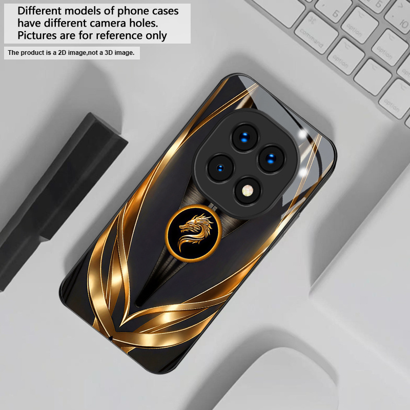 TEMU Coque de téléphone - Coque de téléphone 2D plate motif dragon doré adaptée pour Redmi Note 15 Pro/ Pro+/14 Pro+/14 Pro 5G/14 5G/14 5G (Inde)/13