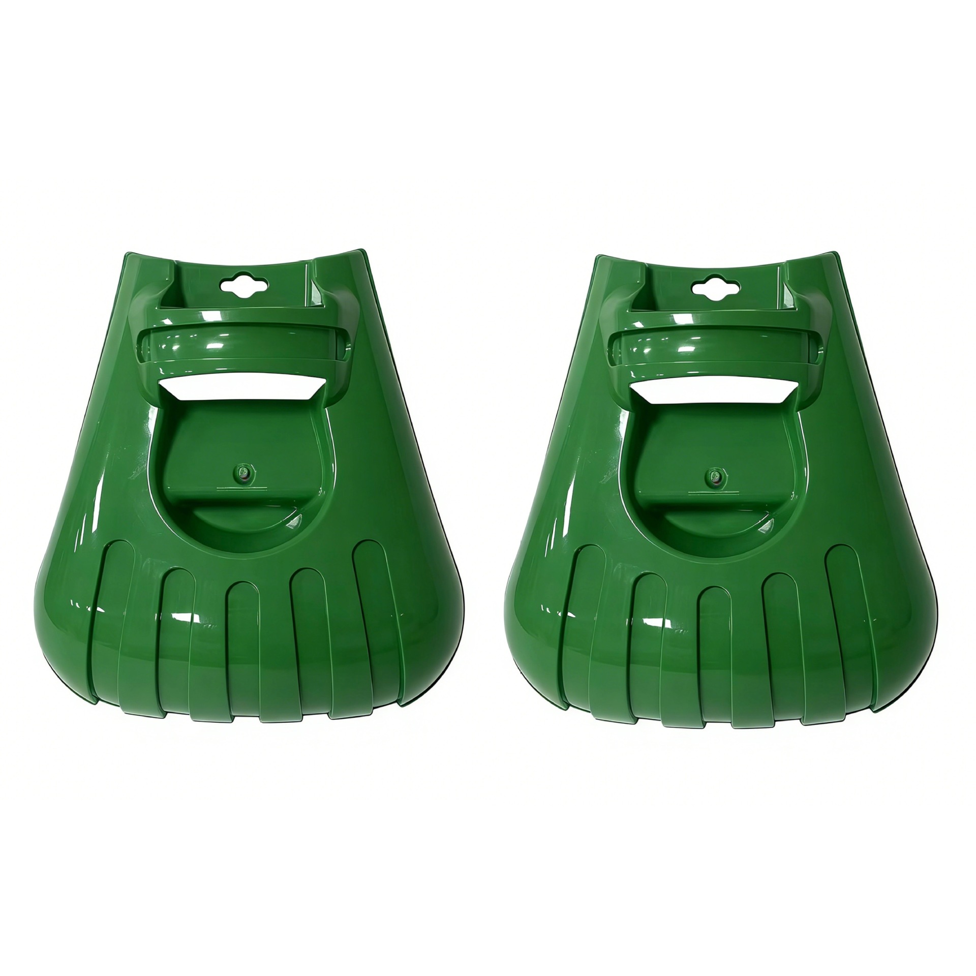 2pcs Large Hand Rake And Leaf Scoop Set- Sturdy Plastic Gardening Tools, For Collecting Leaves Yard Waste Manual Weeding, Comfortable Grip No Power Needed