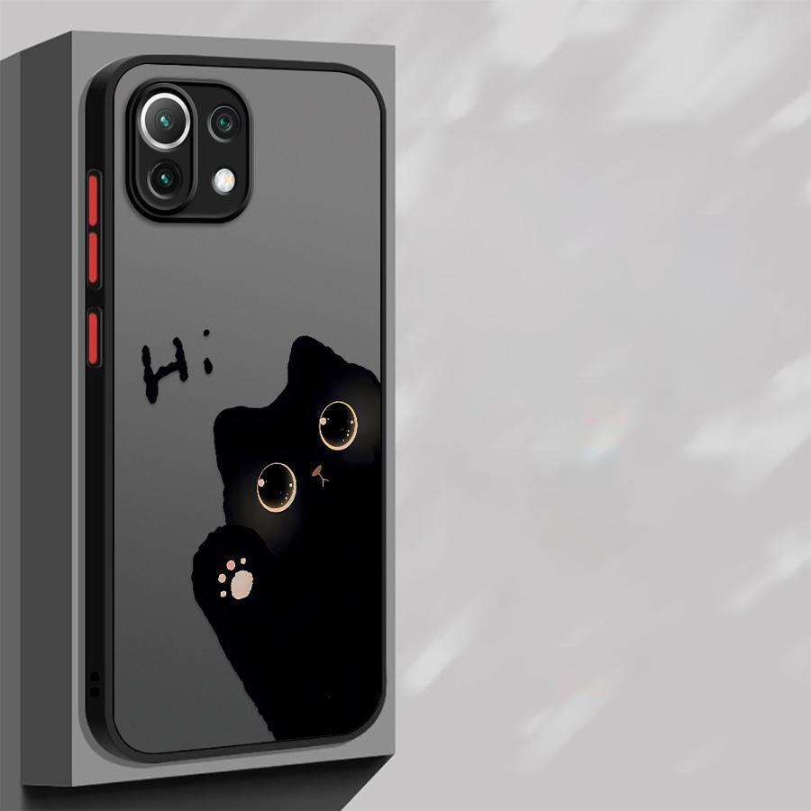 TEMU Чохол для телефону Hi Little Black Cat для Pro Plus 12S 13 7 8 Pro 8T 10S 11 11S 13Pro 11Pro М'яка обкладинка