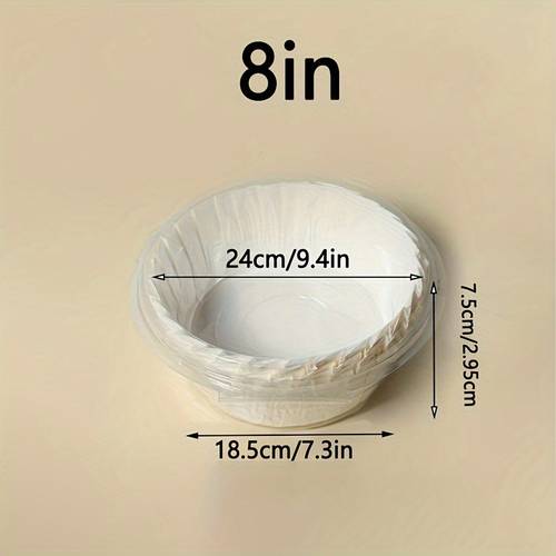 50pcs non stick cheese cake baking lining heat resistant parchment with oil proof edge ideal for 8 inch 6 inch 4 inch cakes used in ovens and barbecue grills a must have kitchen item for cake mold and party baking