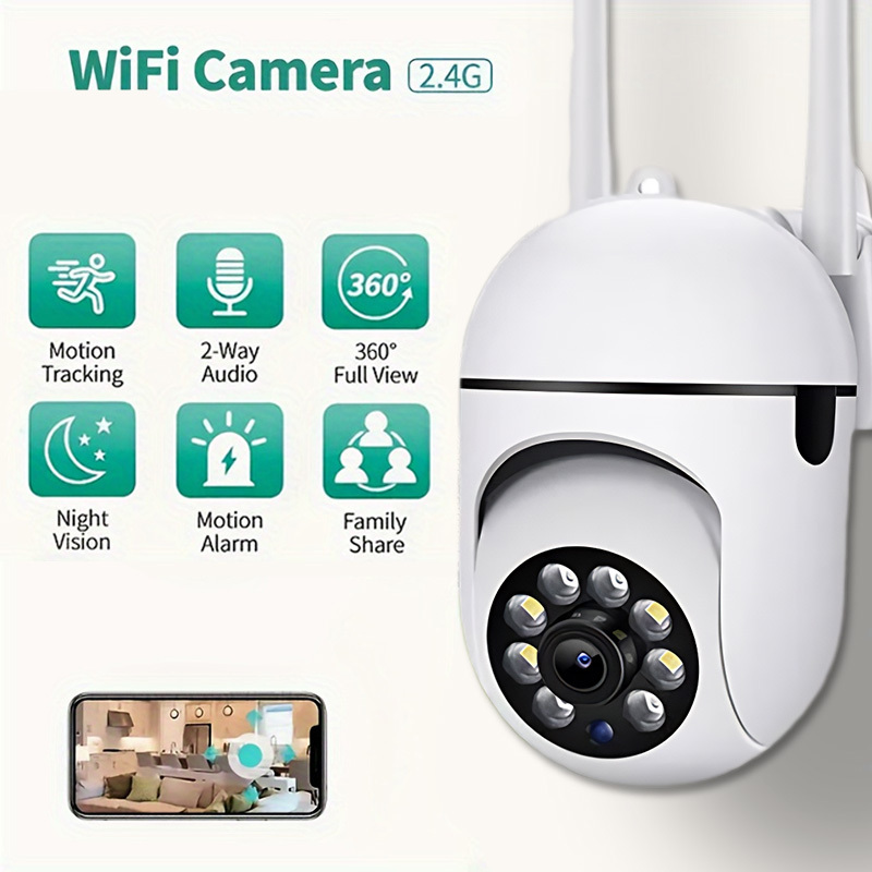 2 4g surveillance camera video wifi wireless security camera protection motion tracking camera   night vision and two way audio ball surveillance camera details 1