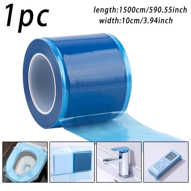 Image of Self-adhesive Waterproof Isolation Film, Disposable Anti-dirty Protective Tape Sticker, Universal Hygiene Barrier For Switch, Salon, Clinic & Travel