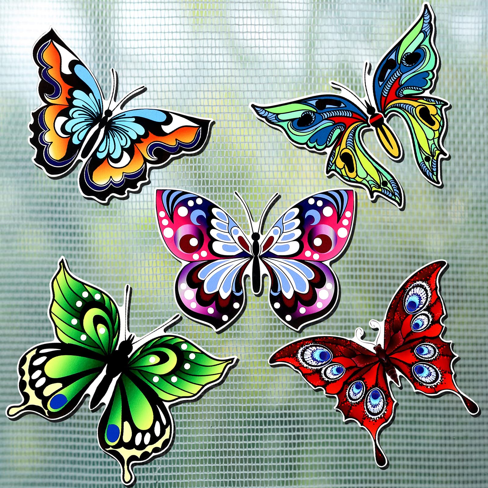 TEMU 10pcs Screen Door Magnets Double-sided Screen Door Magnets Stickers Magnetic Flexible Protector Decorative Multicolor For Window Patio Sliding