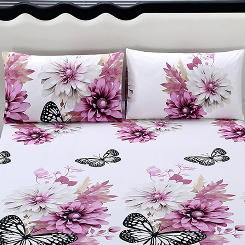 TEMU 2pcs Brushed Plant Print Pillowcases, - Set Includes: 2 Pillowcases, No Pillow Inserts