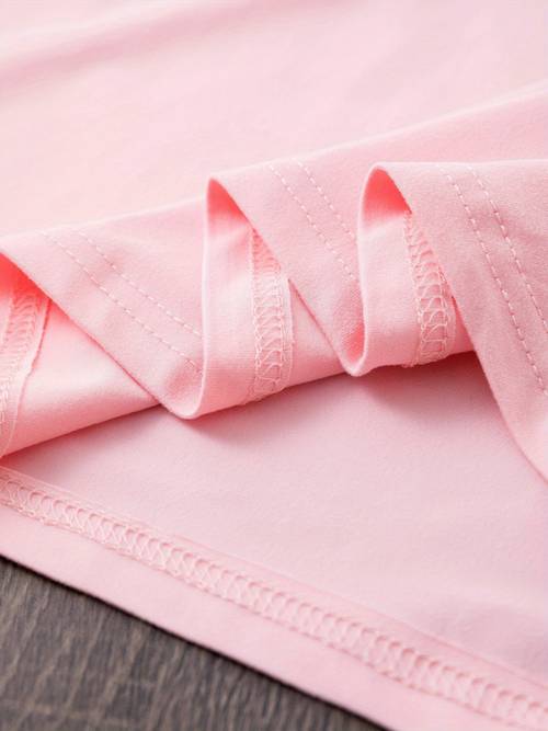 pink and pattern printed womens casual fashion round neck short sleeve t shirt s shirt