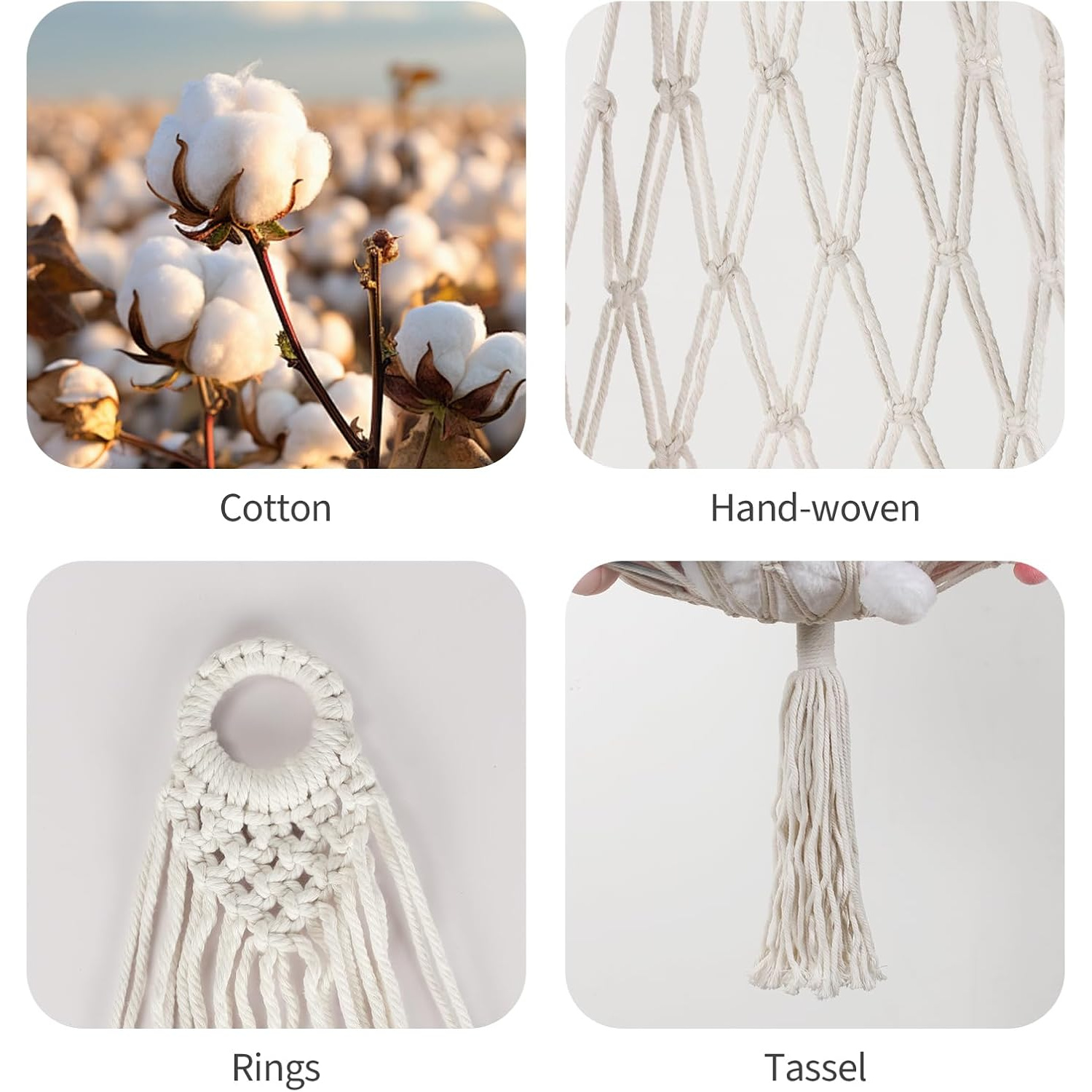 6 5ft h stuffed animal storage stuffy toy hammock corner hanging net macrame display plush toy wall hanging with one hook fabric organizer and storage toy holder for nursery kids room bedroom decor Product details 6