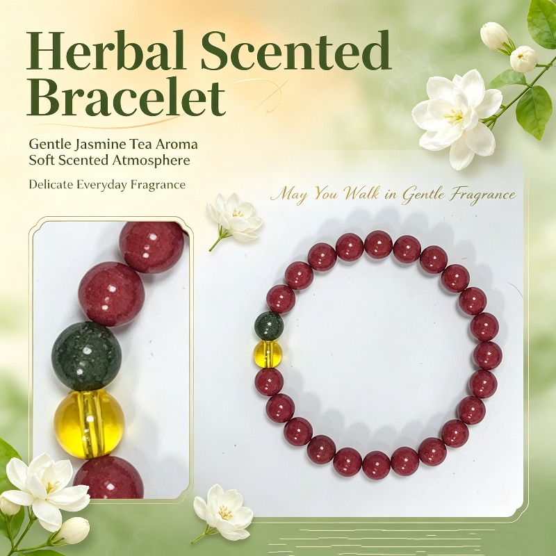Mithra Lady Jasmine Tea Scented Perfume Bead Bracelet