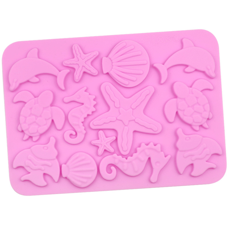 Image of Food-grade Silicone Cake Baking Mold, 13- Silicone Chocolate Mold, Handmade Cake Fondant Diy Decorating Mold