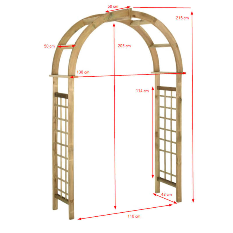 Green Treated   Arch | Climbing Support for Outdoor Patio Plants | Decorative Pine Arch for Home | Support Arch for Garden Flowers | Wooden Arch Matching   Terrace Plants | Elegant    s for Climbing Plants, Roses, Vines | Sturdy Outdoor Garden Decoration, Gardening Supplie And Equipment, Gardening Supplie,   For Climbing Plant