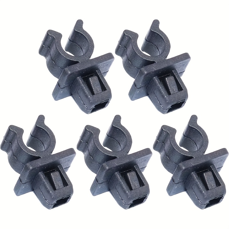 TEMU 5pcs Car Hood Support Rod Fixing Fasteners - Plastic Fasteners, Used For The Installation Of Hood Fasteners, , Suitable For Most Vehicles, Car