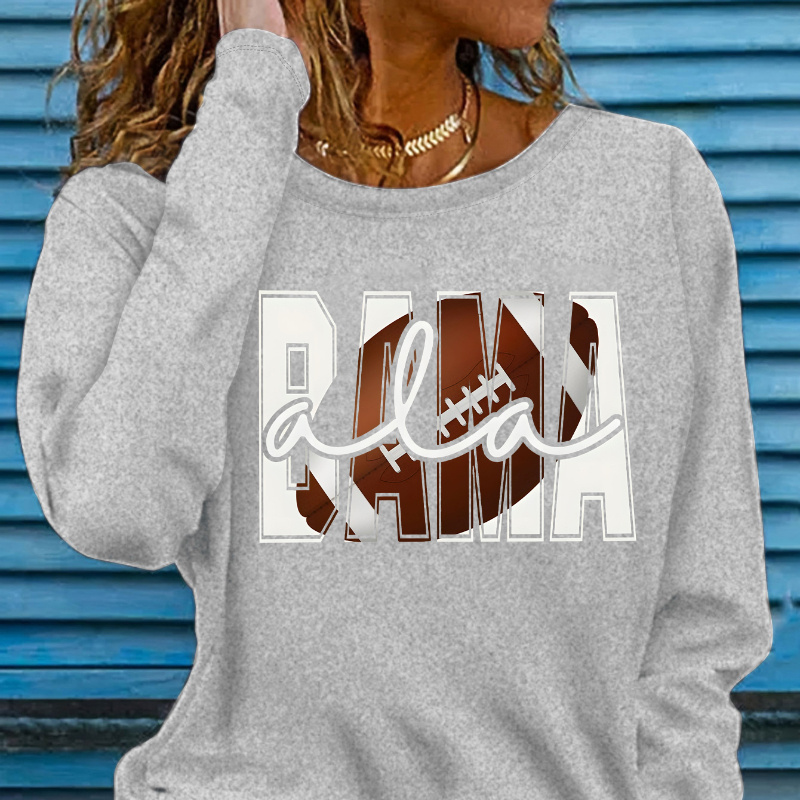 

1pc Women's T-, Long Sleeve Polyester Top