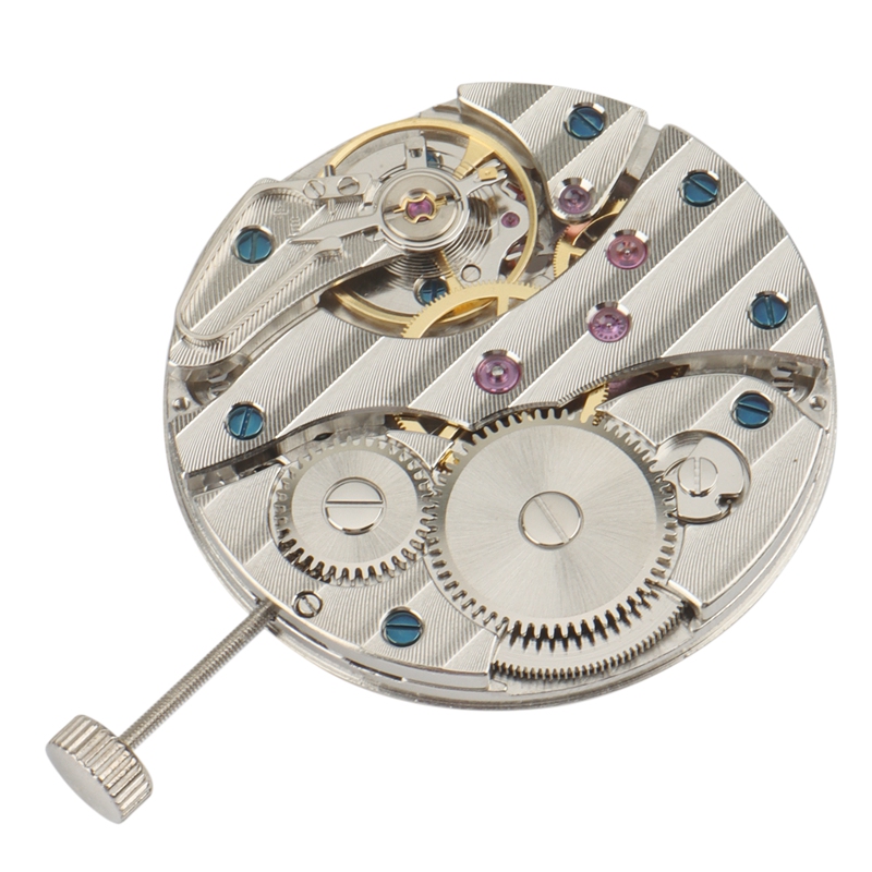 Image of Mechanical Hand Winding 6497 St36 Watch Movement P29 44mm Stainless Steel Watch 6497 Movement Watch