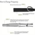 1pc technology with black lanyard professional silent anti barking training device for pets for effective bark control and neighbor whistle durable metal construction dog training whistle