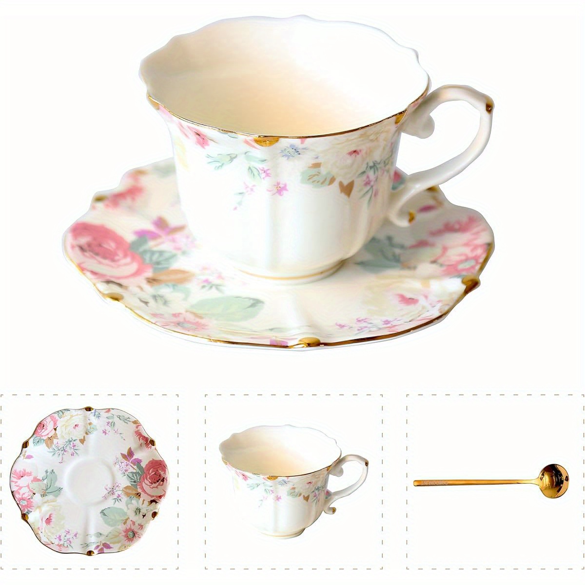 vintage tea set sold on Temu United States