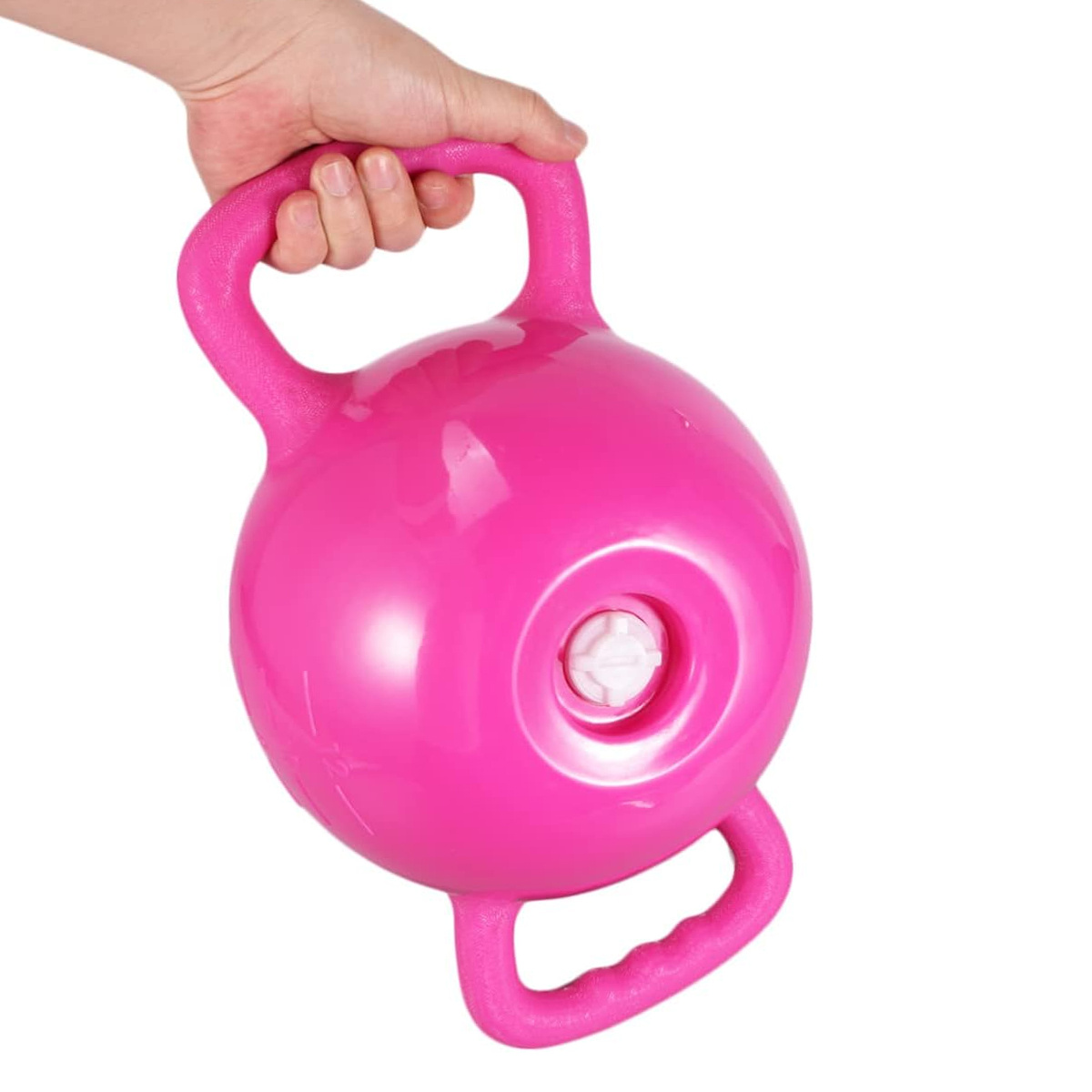 1pc Fitness Kettlebell Water Bottle - 6kg Leak-Proof, Dual-Function Yoga & Exercise Equipment, Durable PE Material, Motivational Workout Tool