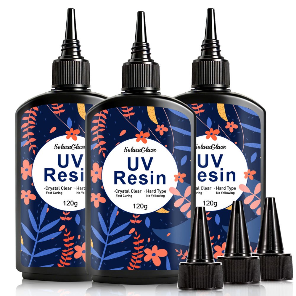 120/240/360g Hard Uv Resin, Quick Setting Low Bubble-free High-gloss Wear-resistant Resin For Pendant Casting, Charm Coating, Figurine Craft & Resin Art Projects