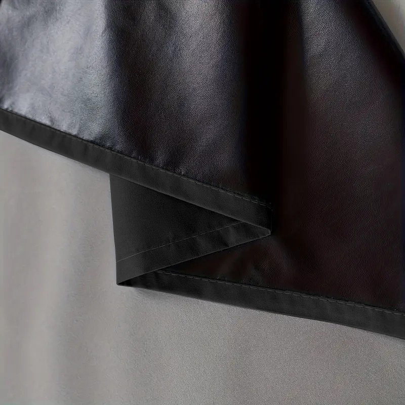 два штора-теплоизолятора, 100% светонепроницаемые, шумопоглощающие, солнцезащитные шторы, затемняющие комнату, из однотонного полиэстера с подкладкой с покрытием, легкие, с верхним отверстием для подвешивания, в современном романтическом минималистичном стиле Детали 16