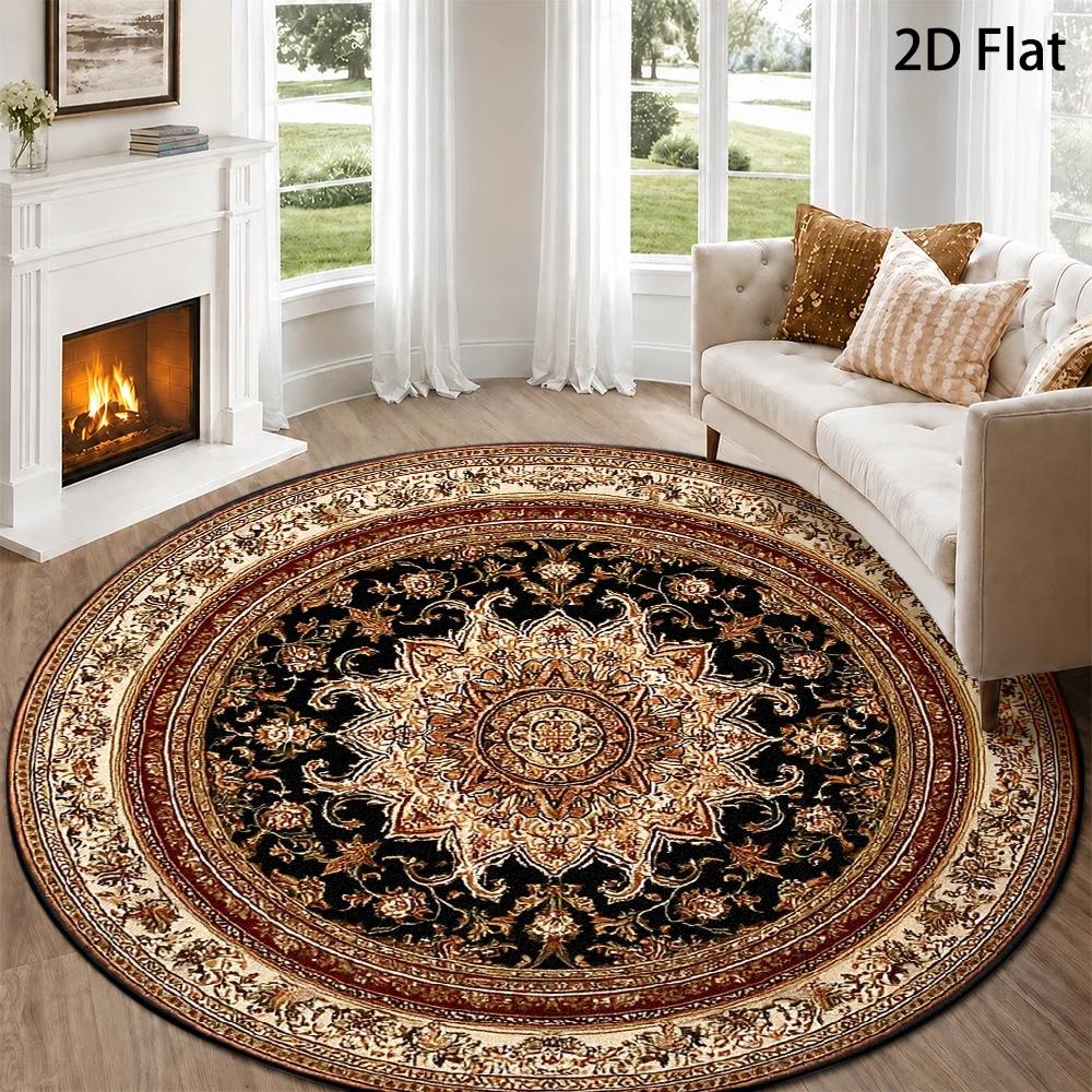 large round area rugs sold on Temu United States