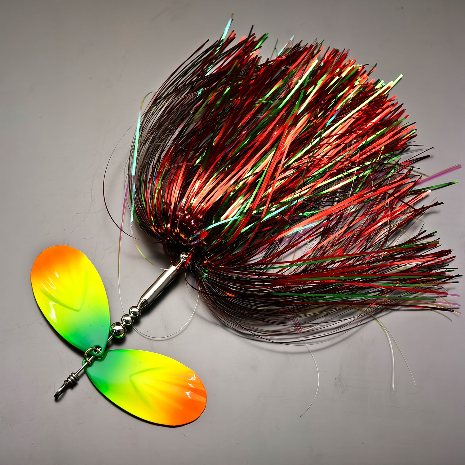 Image of 1pc 45g/1.57oz Musky Pike Spinner Bucktail-heavy Metal Fishing Lure To Catch
